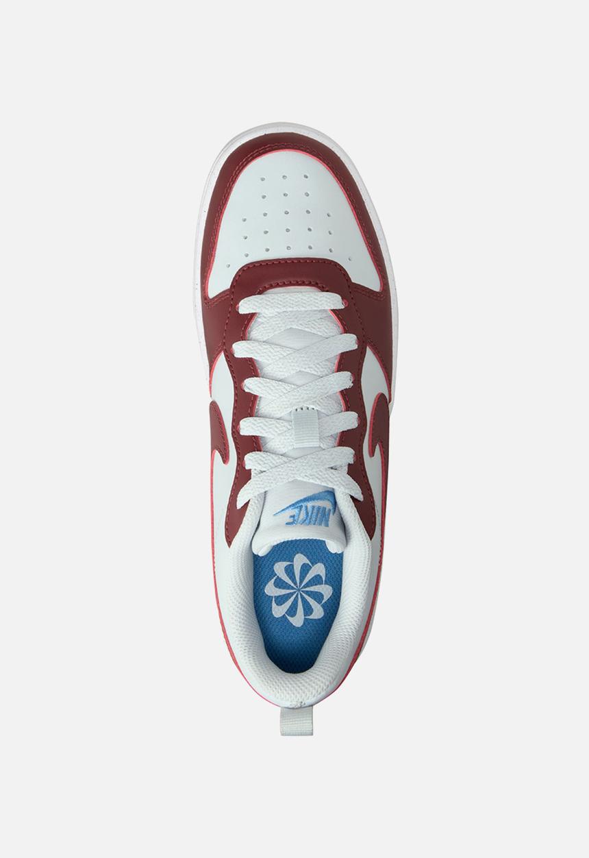 Nike - Nike Court Borough Low Recraft - Pure Platinum/Dark Team Red-Blue Beyond