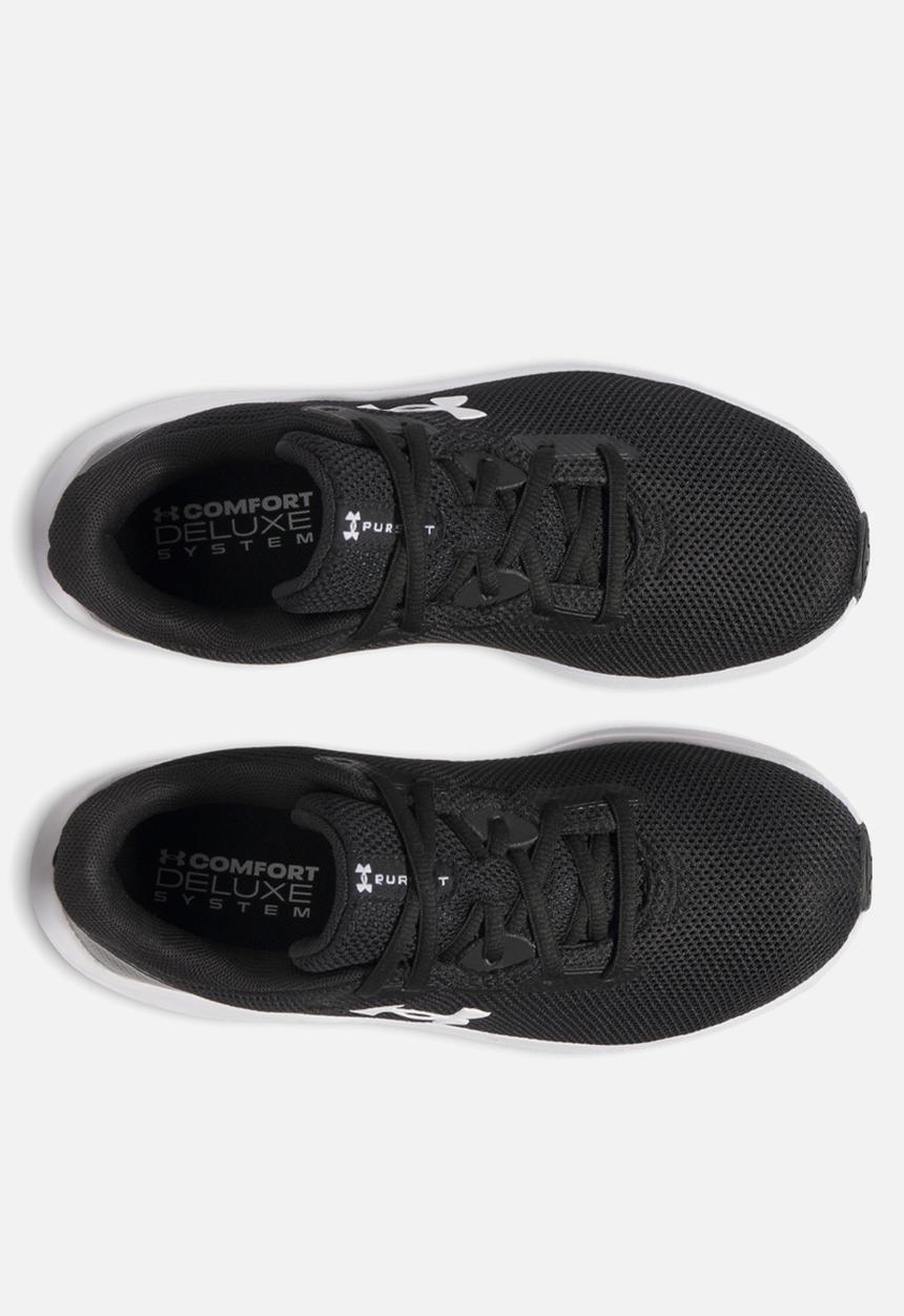 Under Armour - Charged Pursuit 4 - Black/Black/White