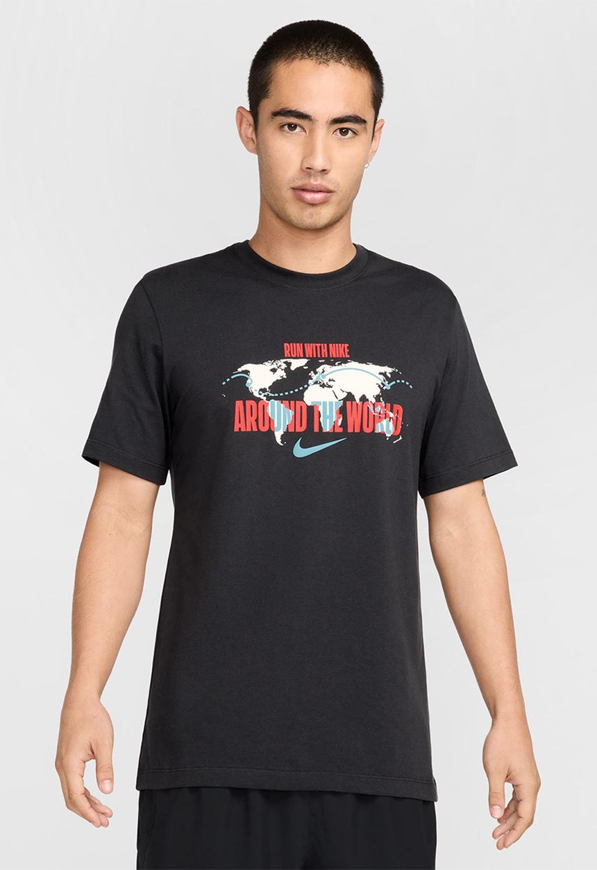 Nike - Fast Forward Running Short Sleeve Tee - Off Noir