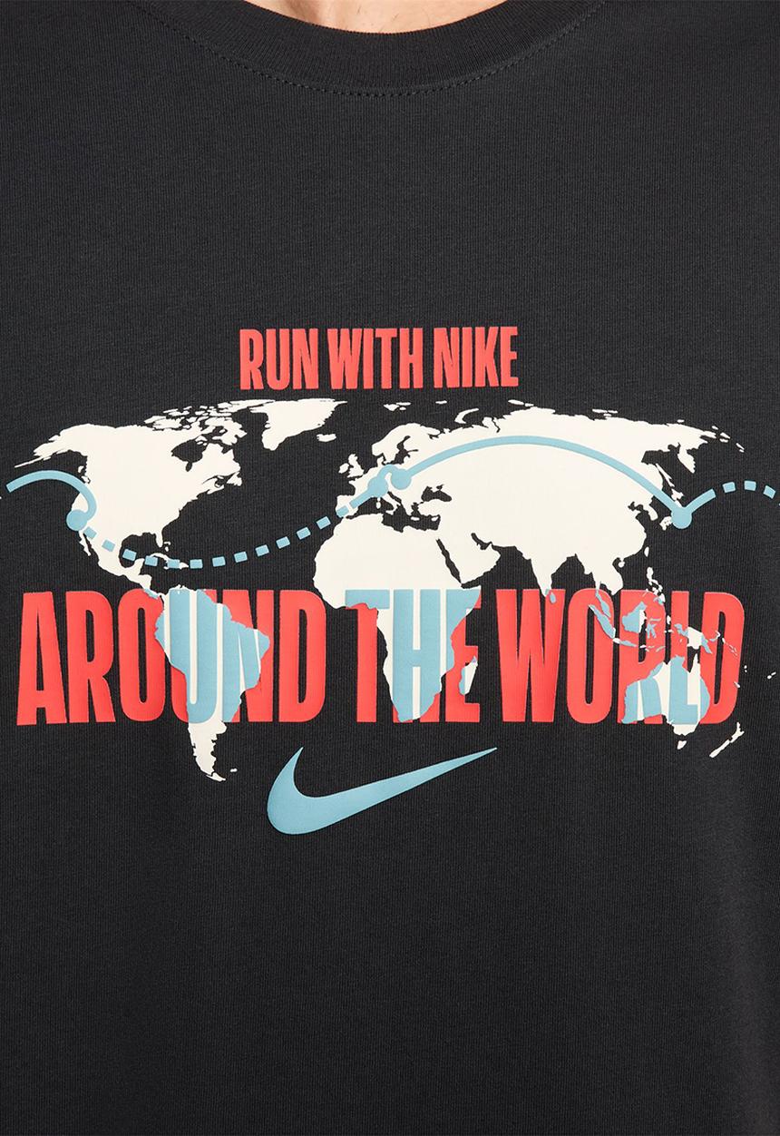 Nike - Fast Forward Running Short Sleeve Tee - Off Noir