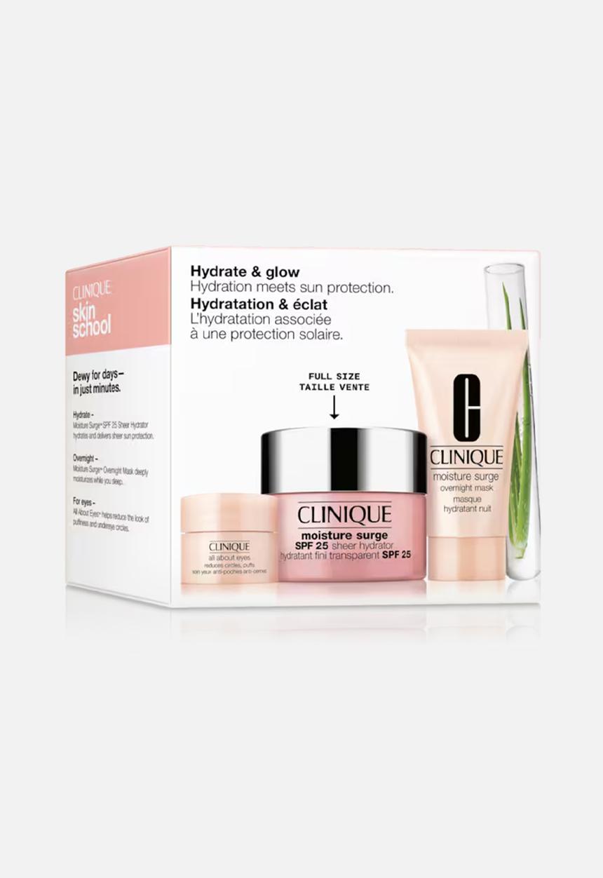 Clinique - Hydrate + Glow With SPF Skincare Set