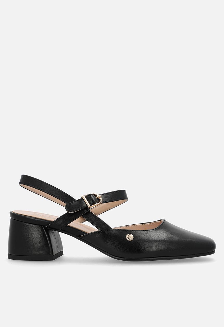POLO - Single strap mary jane heel - black