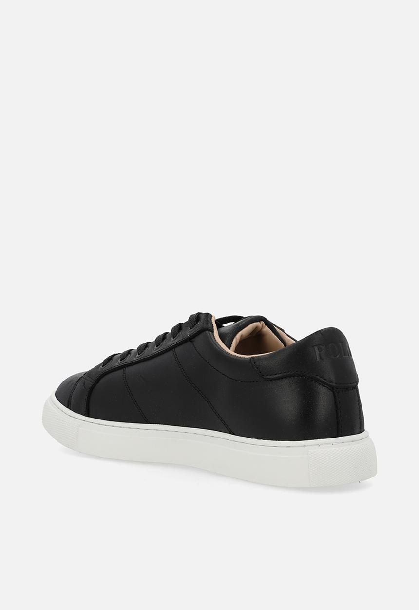 POLO - Classic leather sneaker - black
