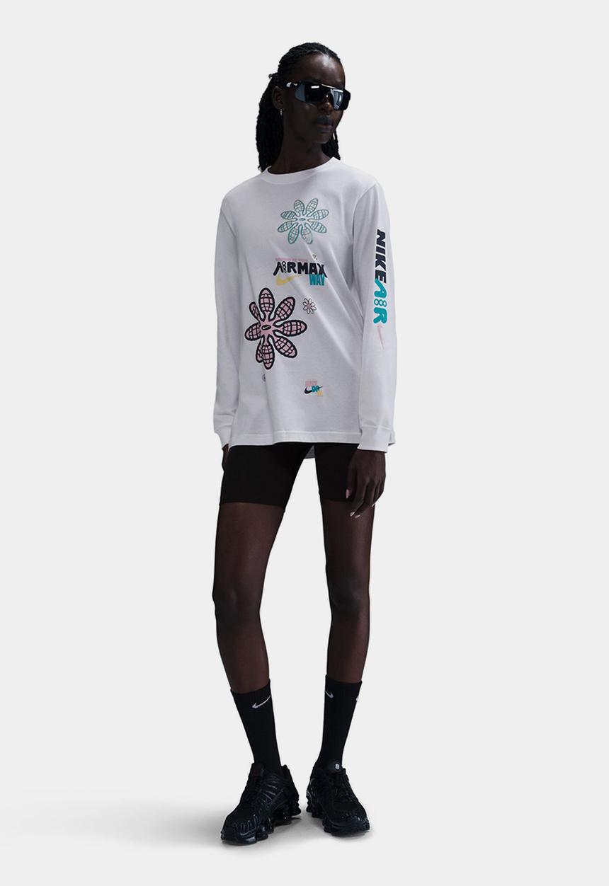 Nike - Nike long sleeve Tee Airmax day - White