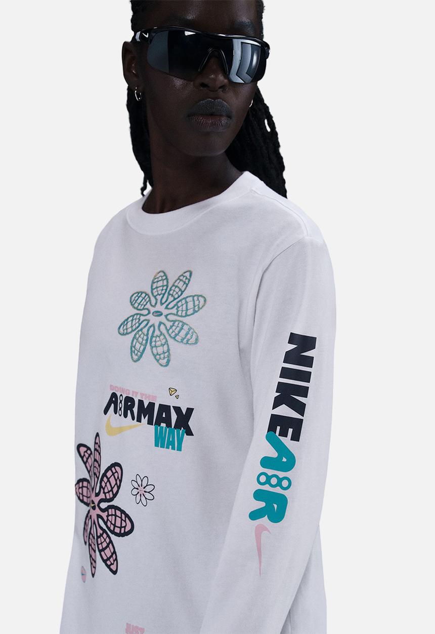 Nike - Nike long sleeve Tee Airmax day - White