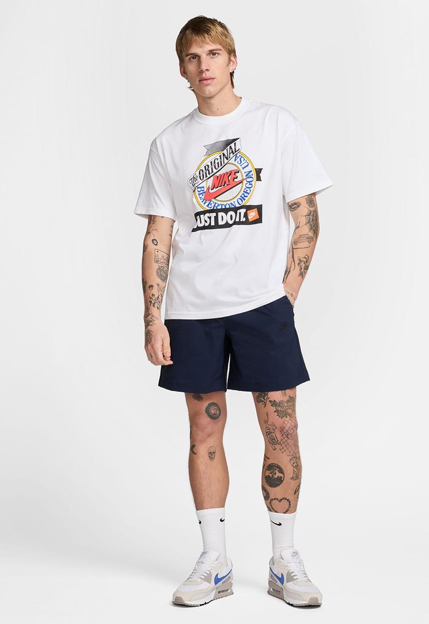 Nike - NSW  M90 Test Print Tee  - White