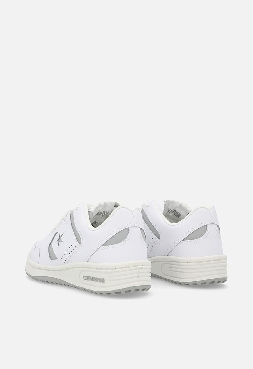 Converse - Converse weapon leather - white/grey area/vintage white