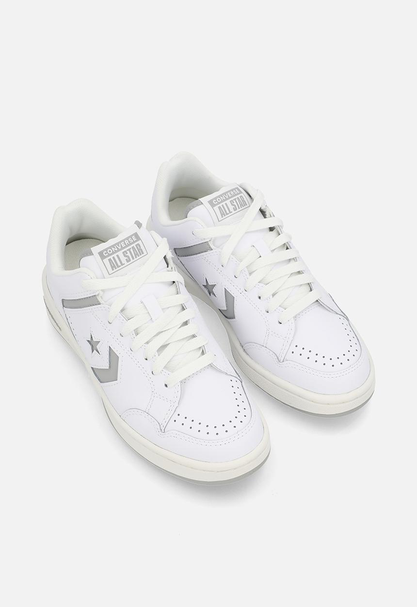 Converse - Converse weapon leather - white/grey area/vintage white