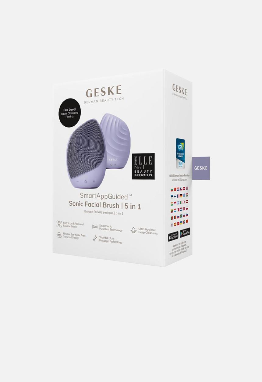GESKE - Sonic Facial Brush  5 in 1 - Purple