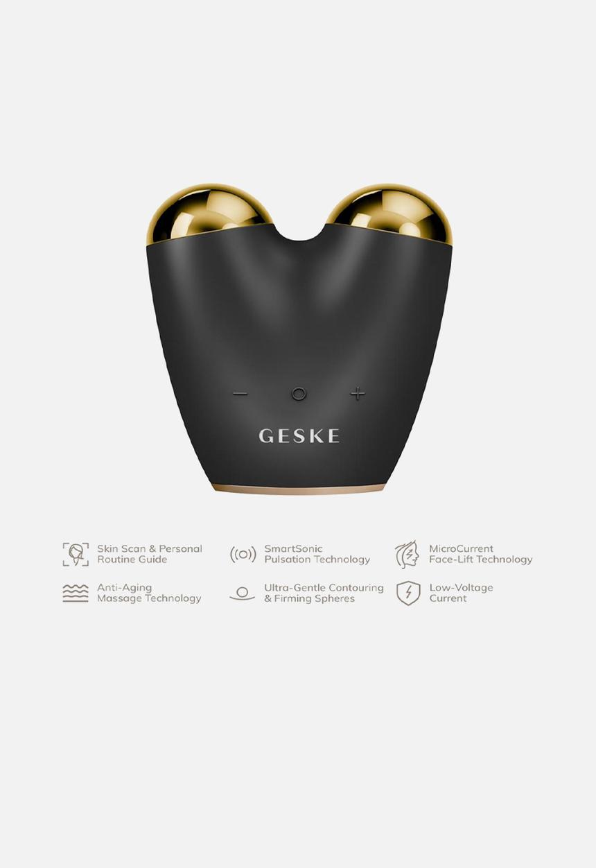 GESKE - MicroCurrent Face-Lifter  6 in 1 - Black & Gold