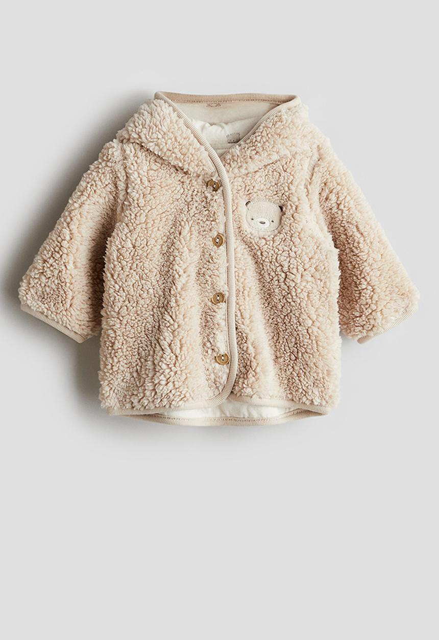 H&M - Pile jacket - beige
