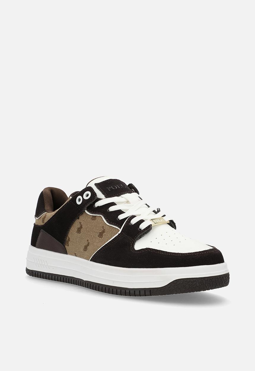 POLO - Colour block jacquard sneaker - stone