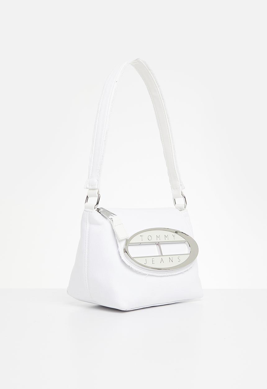 Tommy Hilfiger - Tjw denim on denim shoulder bag - ancient white