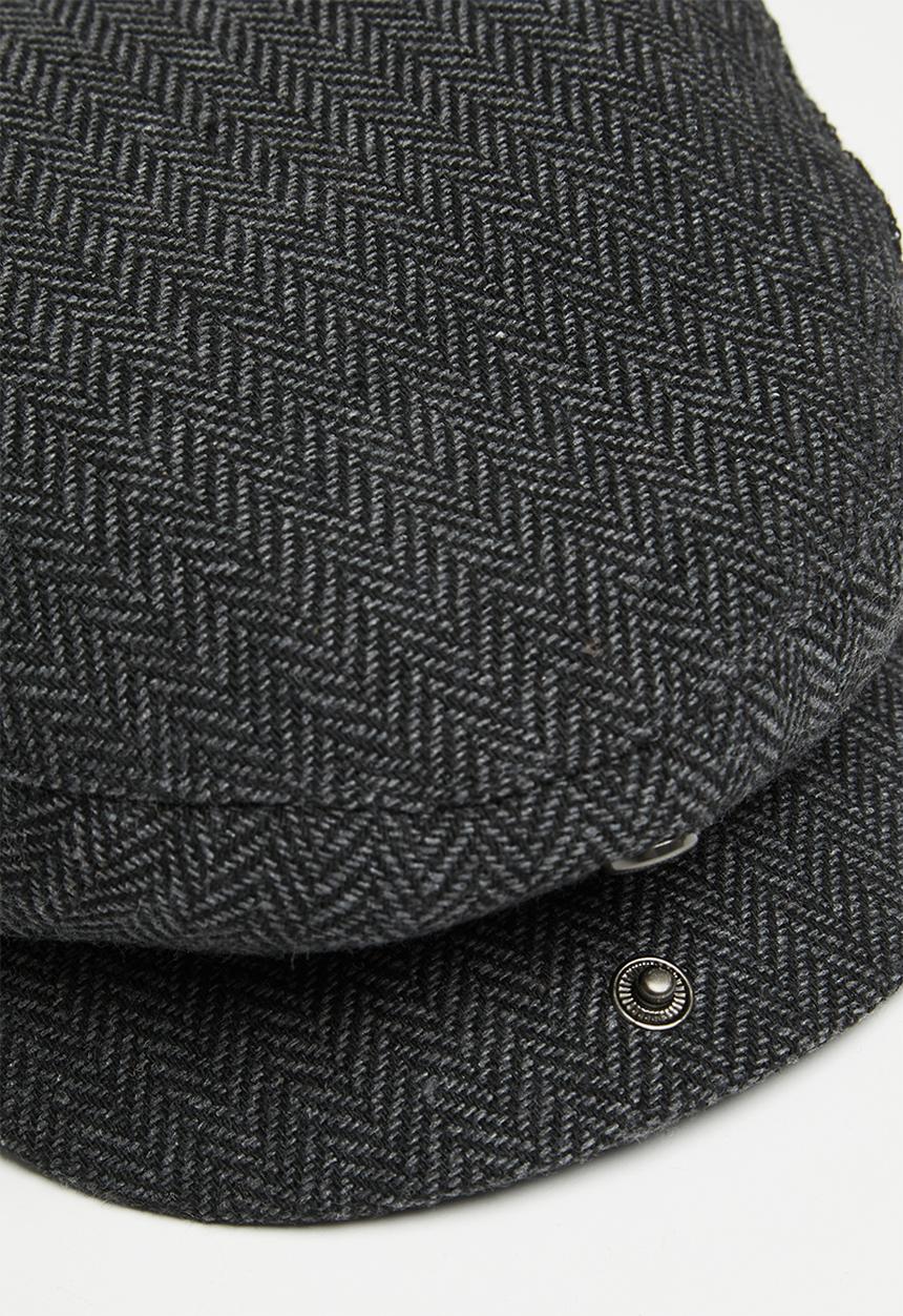 Pringle of Scotland - Pringle Ivy Newsboy Cap - Black