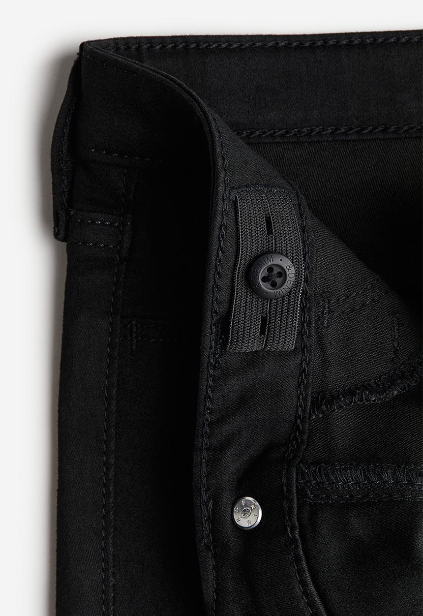H&M - Flared leg low jeans - black