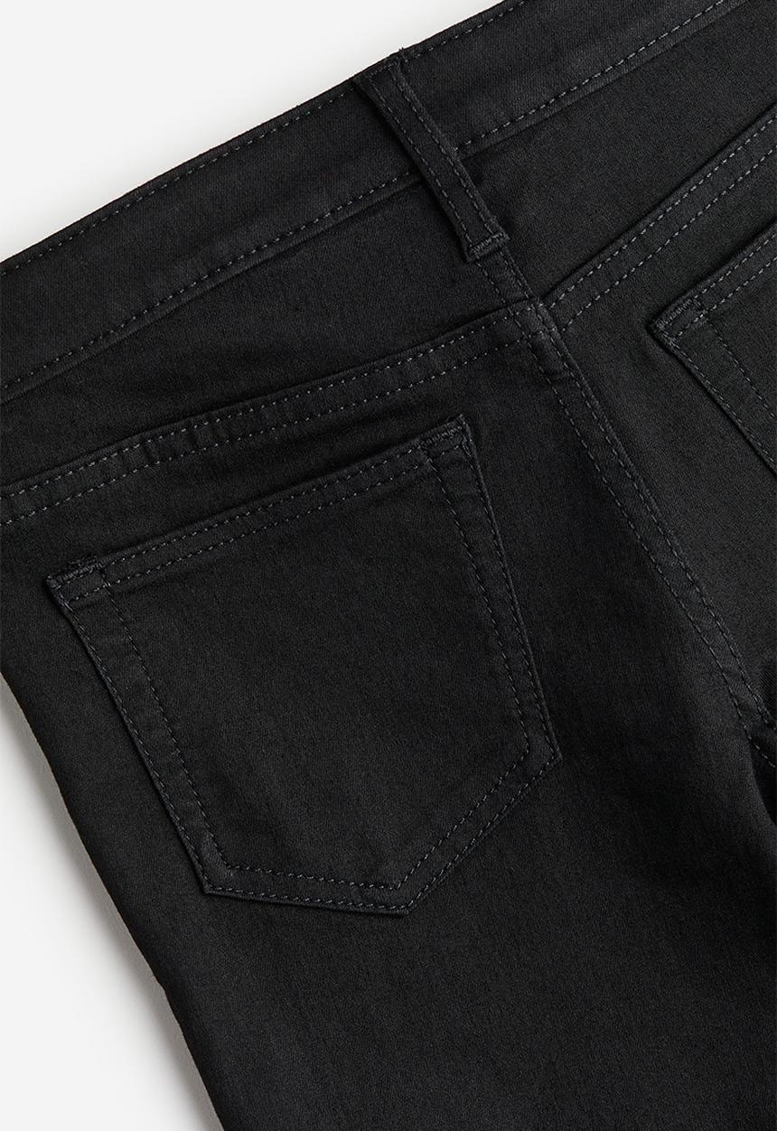 H&M - Flared leg low jeans - black