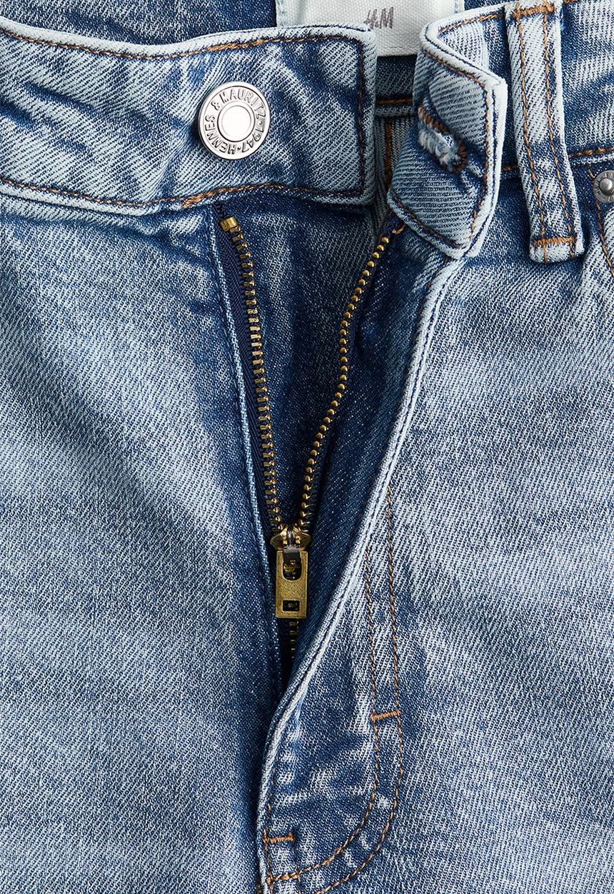 H&M - Slim high jeans - light denim blue