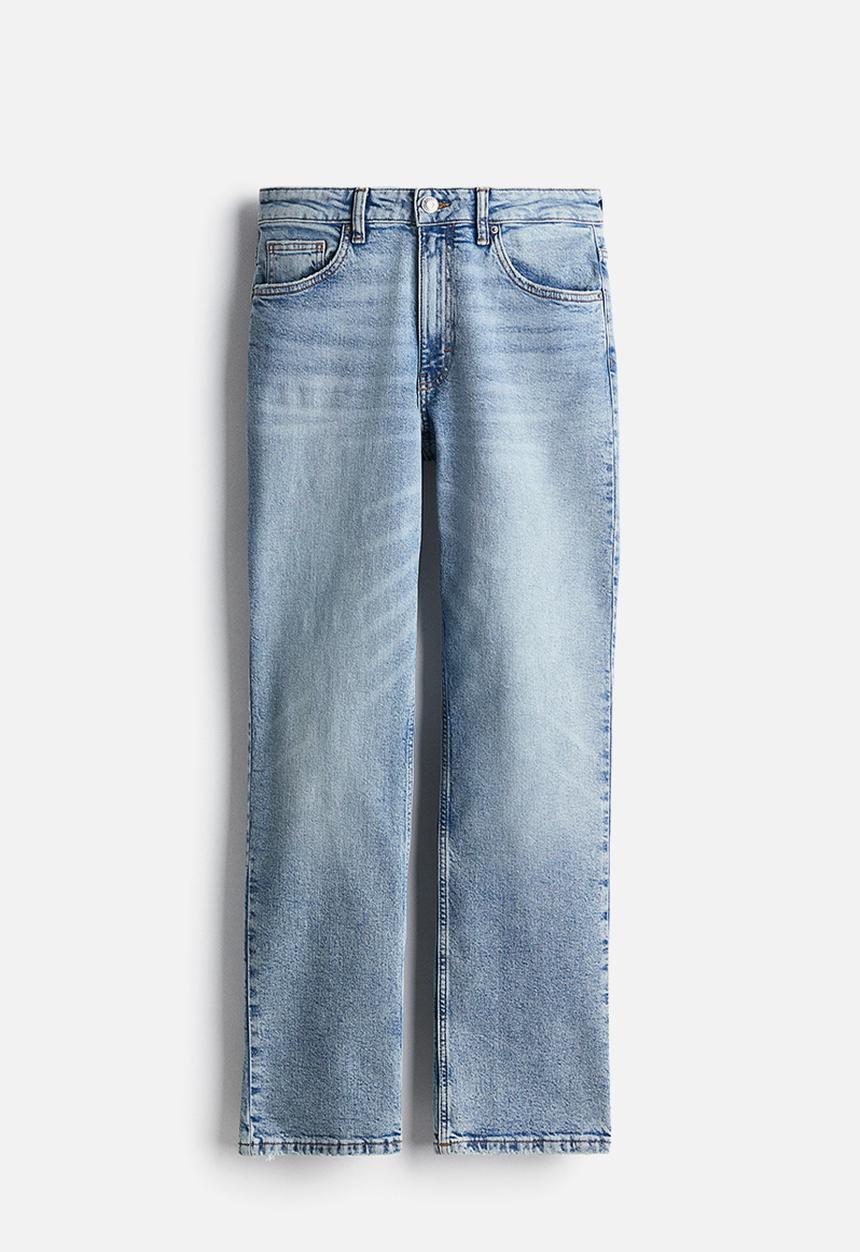 H&M - Slim high jeans - light denim blue