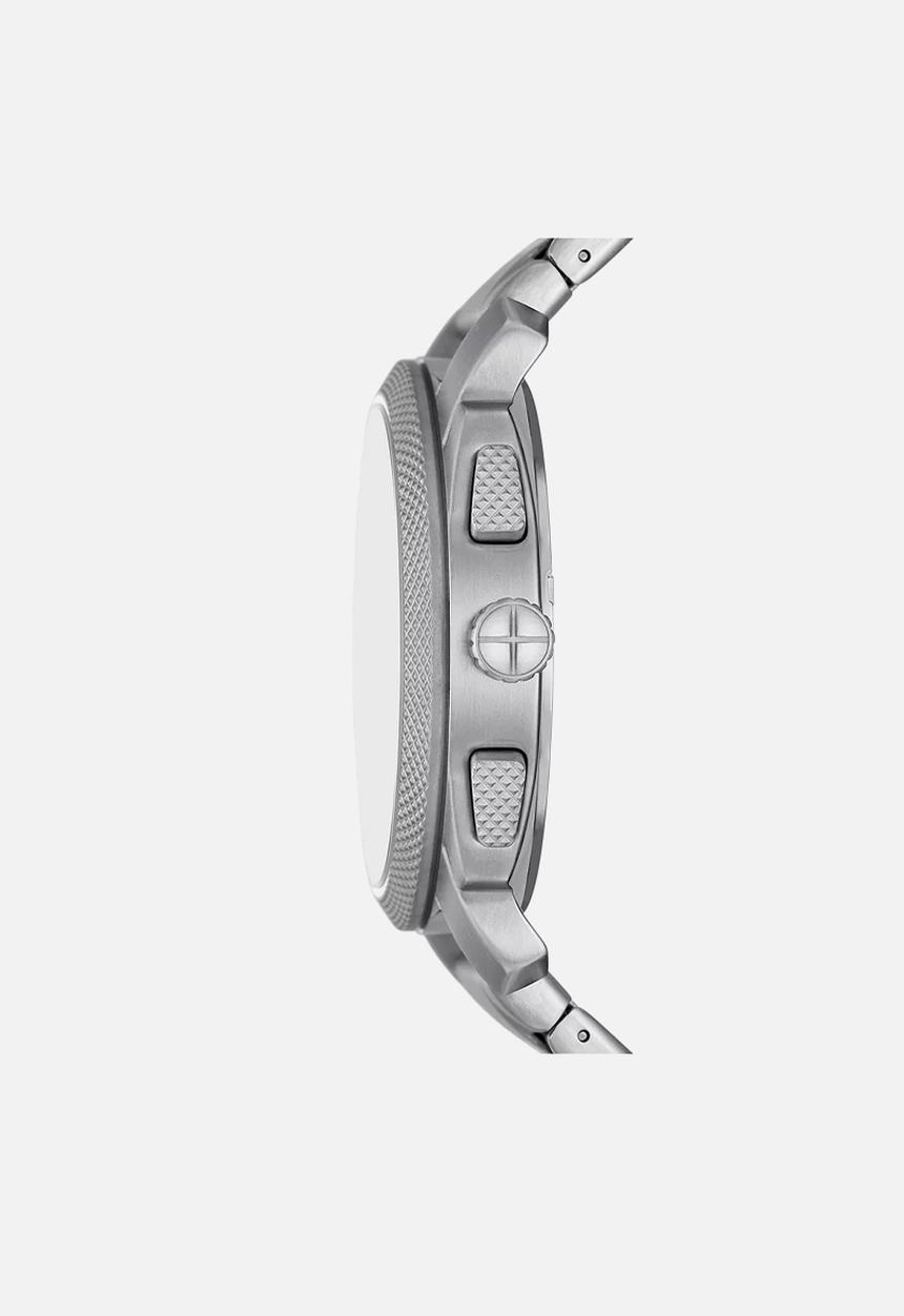 Fossil - Fossil mens machine chronograph stainless steel watch - silver