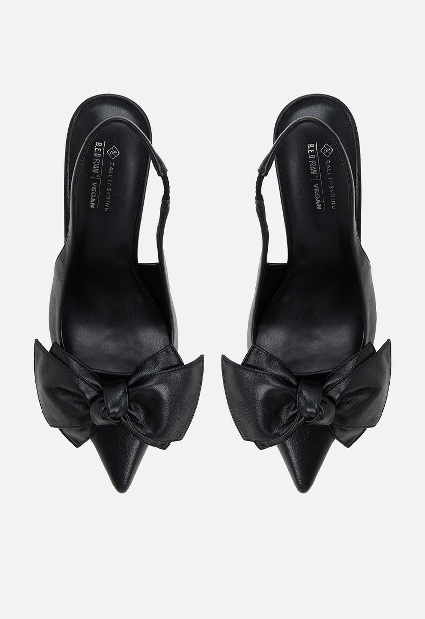 Call It Spring - Atheena Slingback - Black