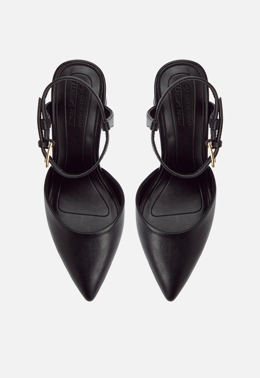 Call It Spring - Fiaa Closed Toe Ankle Strap - Black
