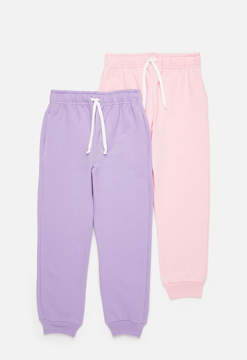 Pop Candy - 2 Pack jogger - pink & lilac