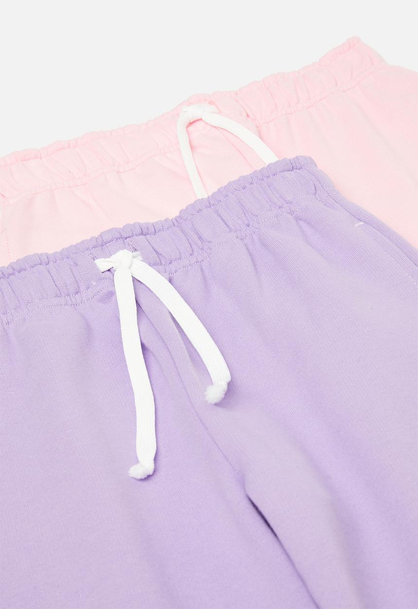 Pop Candy - 2 Pack jogger - pink & lilac