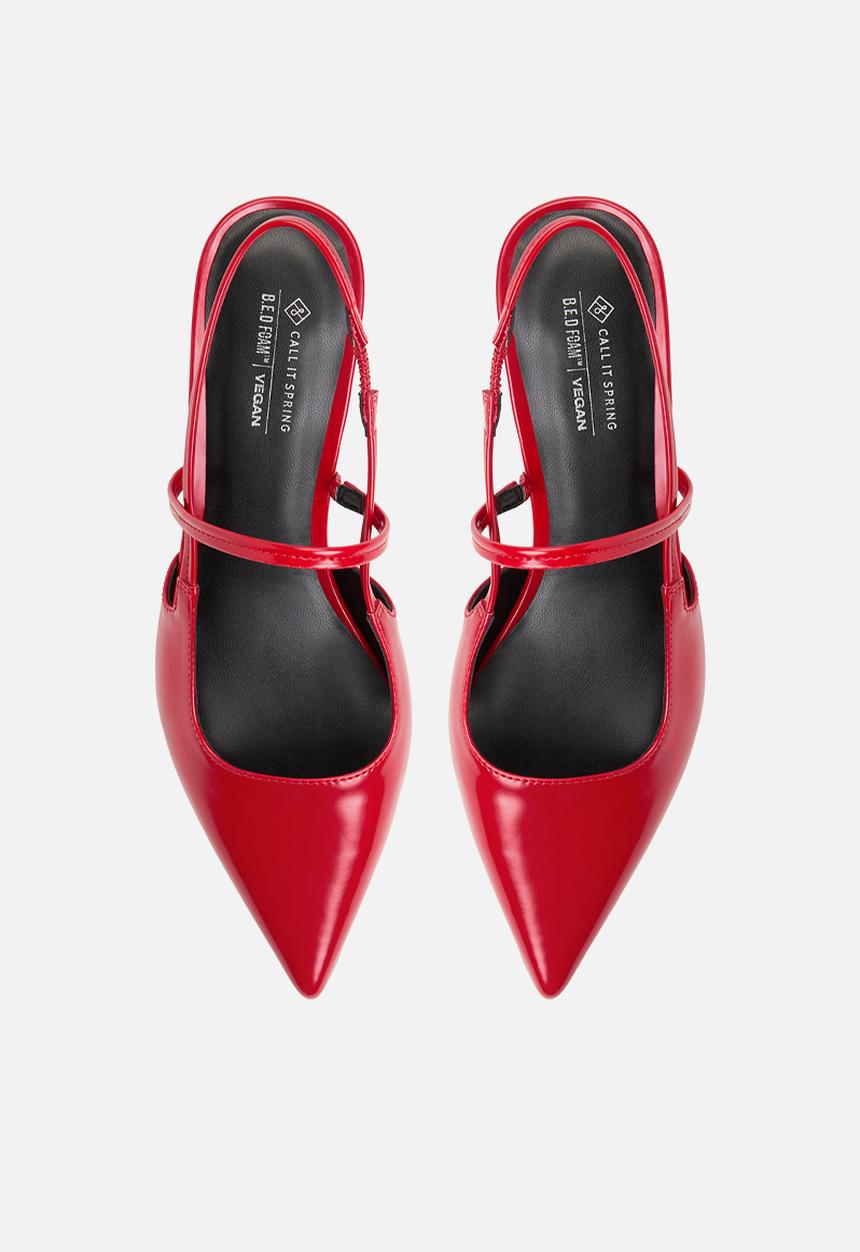Call It Spring - Poppiee Slingback - Red