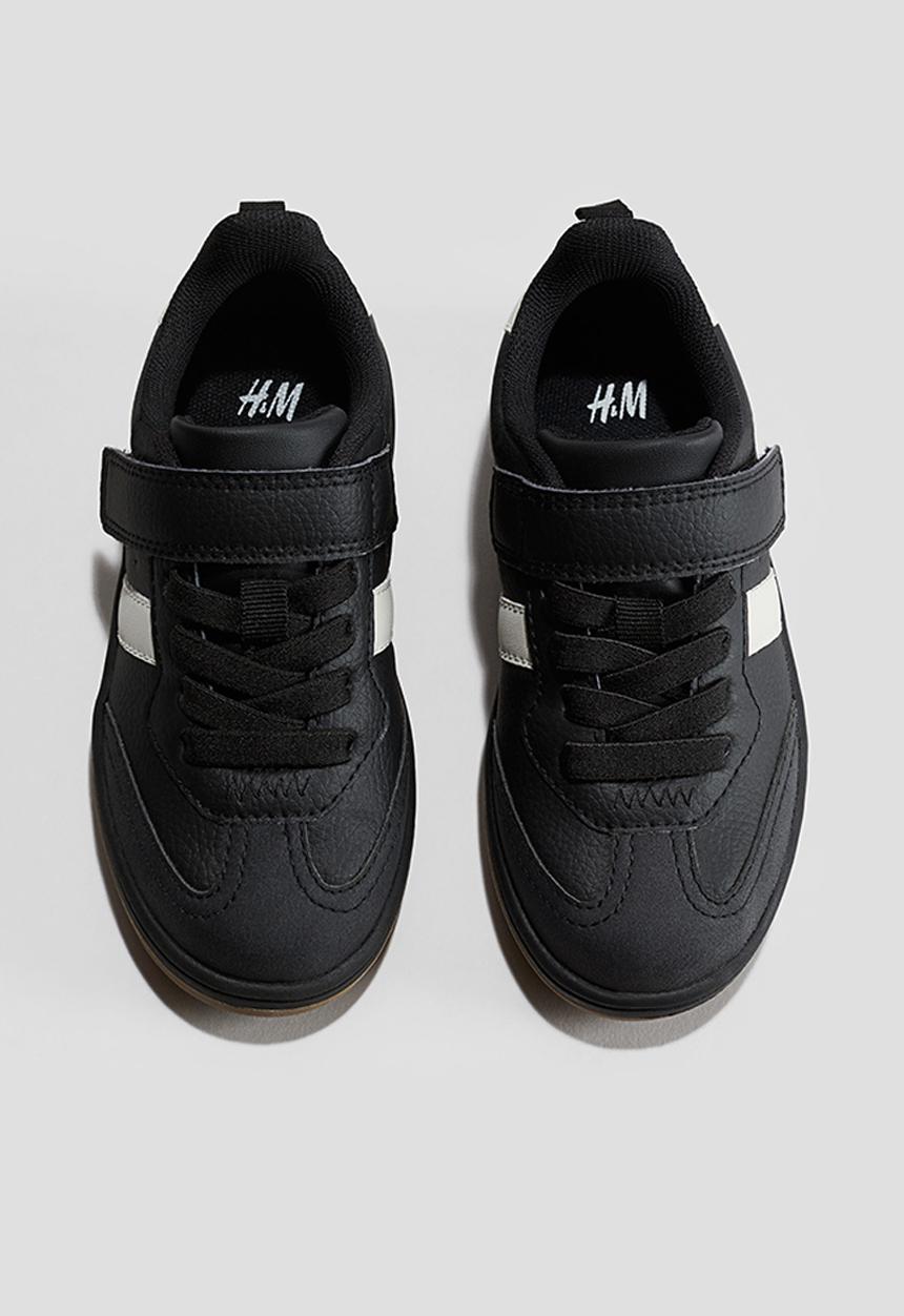 H&M - Block-coloured trainers - black