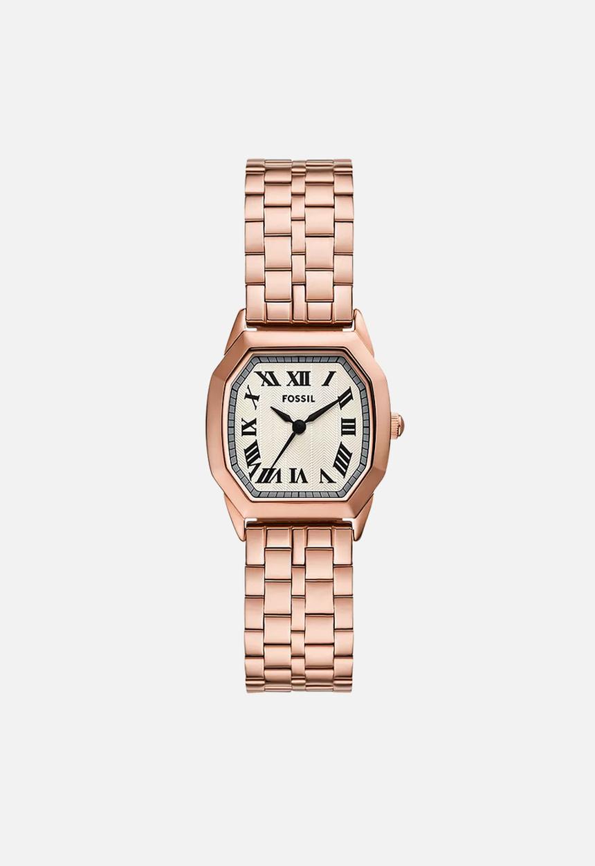 Fossil - Harlow Three-hand Stainless Steel Watch - Rose Gold