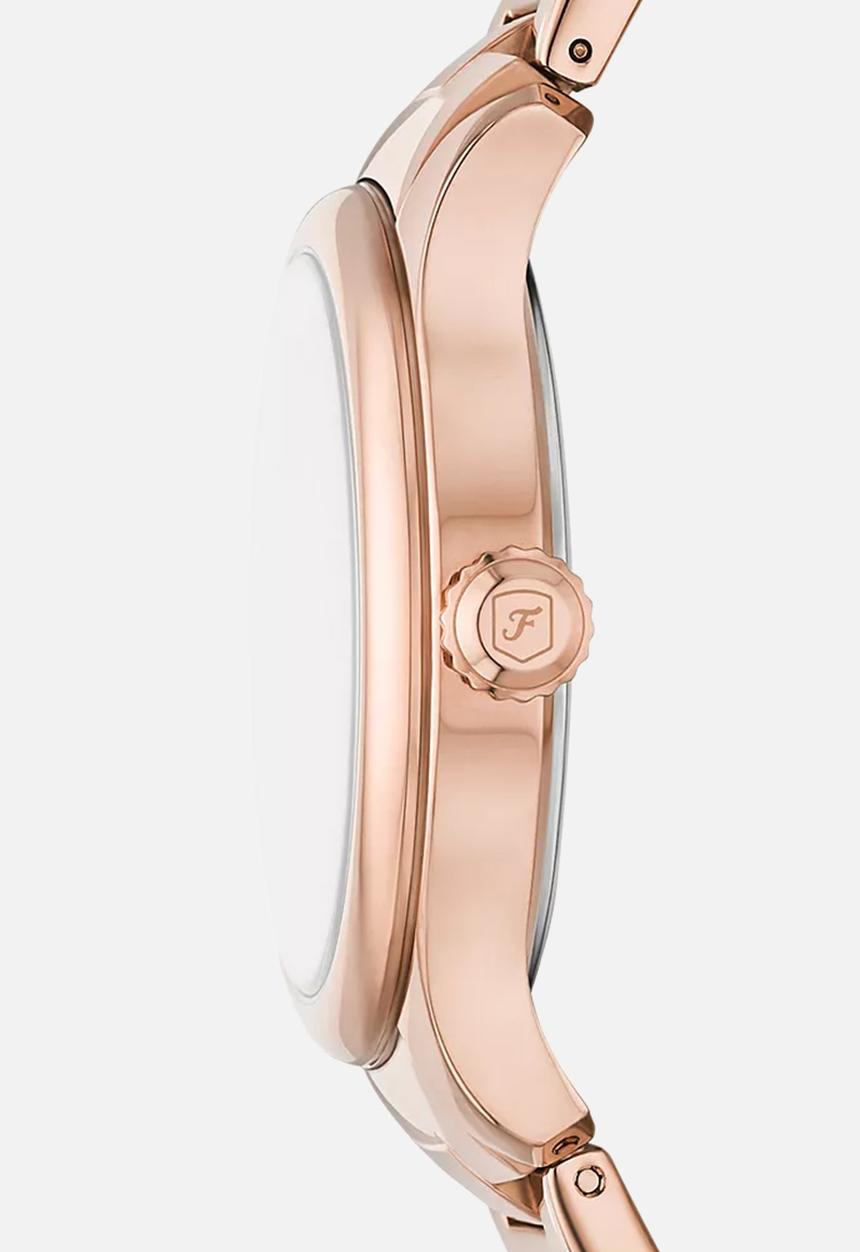 Fossil - Gilmore Three-Hand Date Stainless Steel Watch - Rose Gold
