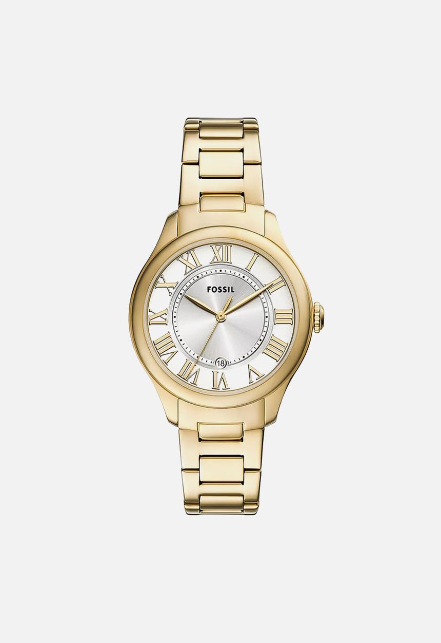 Fossil - Gilmore Three-Hand Date Stainless Steel Watch - Gold