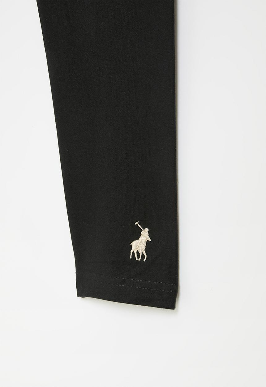 POLO - Girls victoria full length legging - black