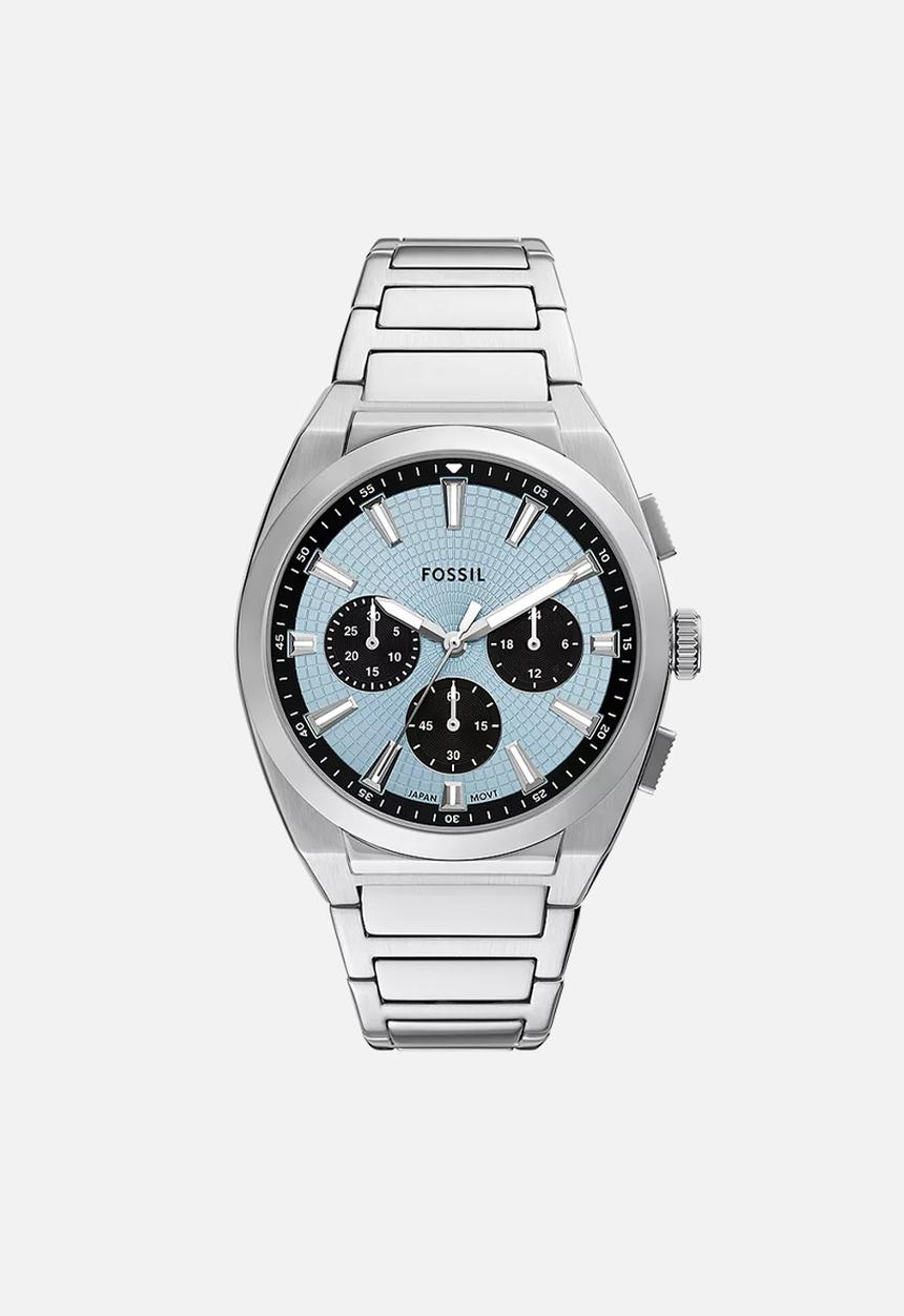 Fossil - Everett Chronograph Stainless Steel Watch - Silver