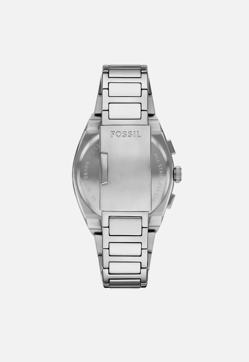 Fossil - Everett Chronograph Stainless Steel Watch - Silver