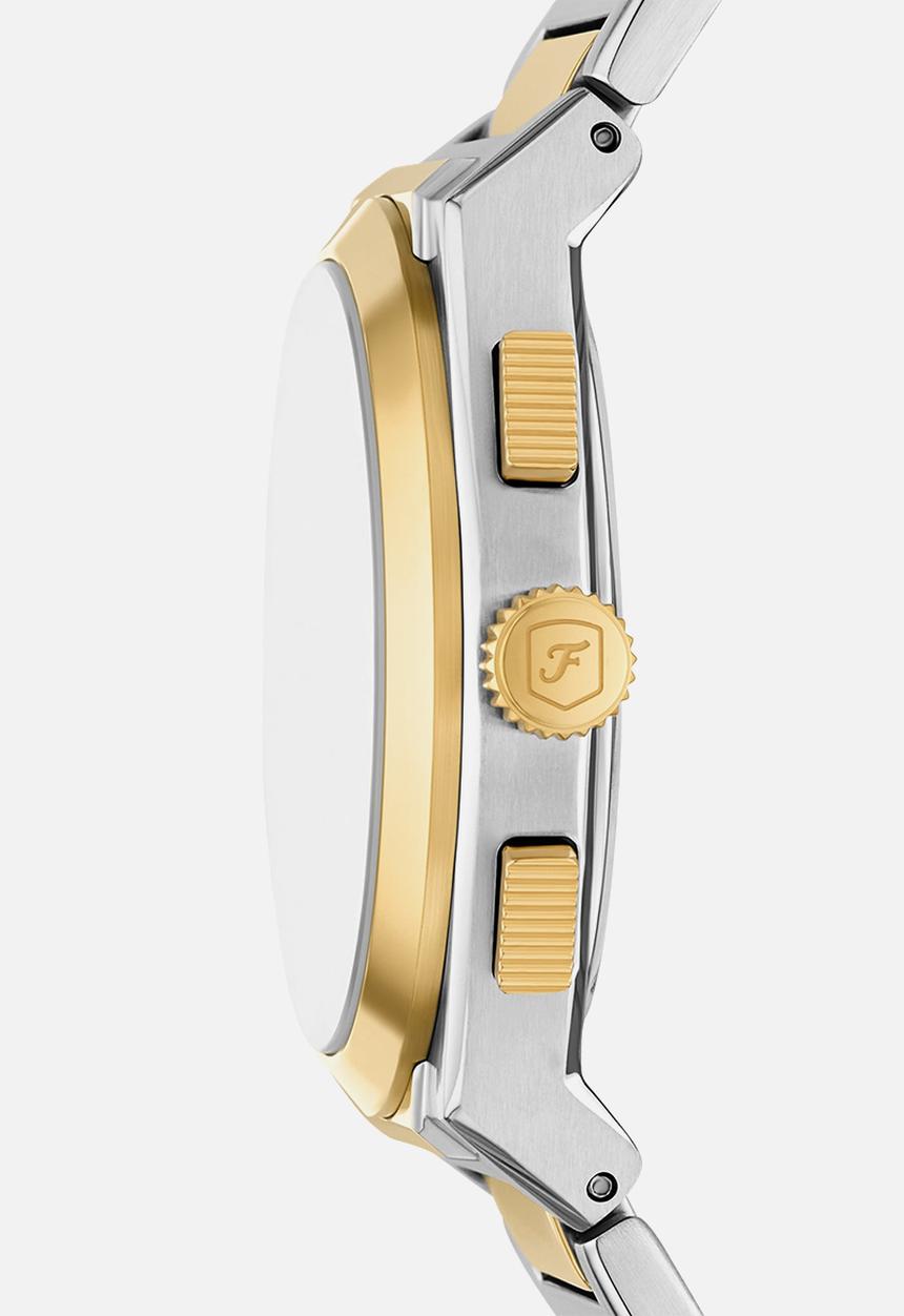 Fossil - Everett Chronograph Stainless Steel Watch - Gold & Silver