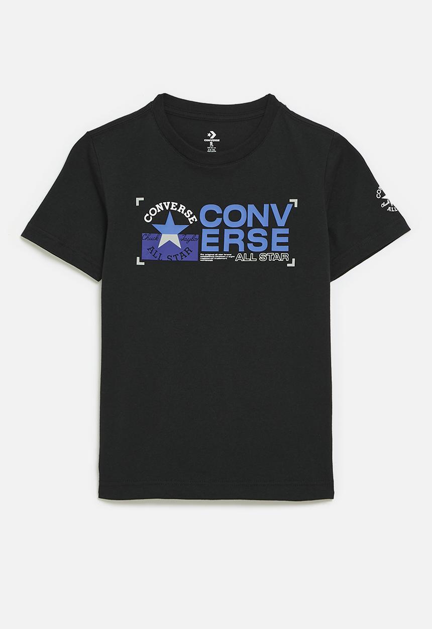 Converse - Cnvb utility chest logo short sleeve tee - black
