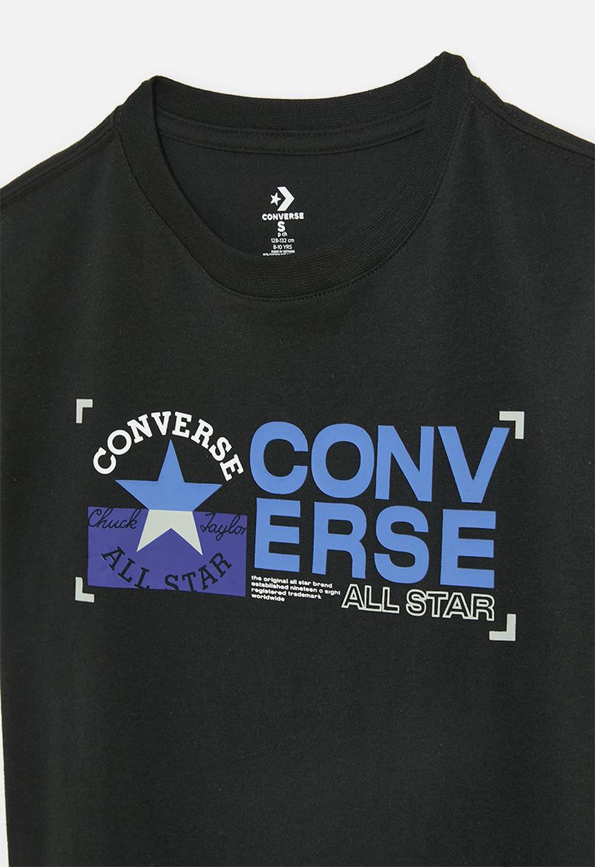 Converse - Cnvb utility chest logo short sleeve tee - black
