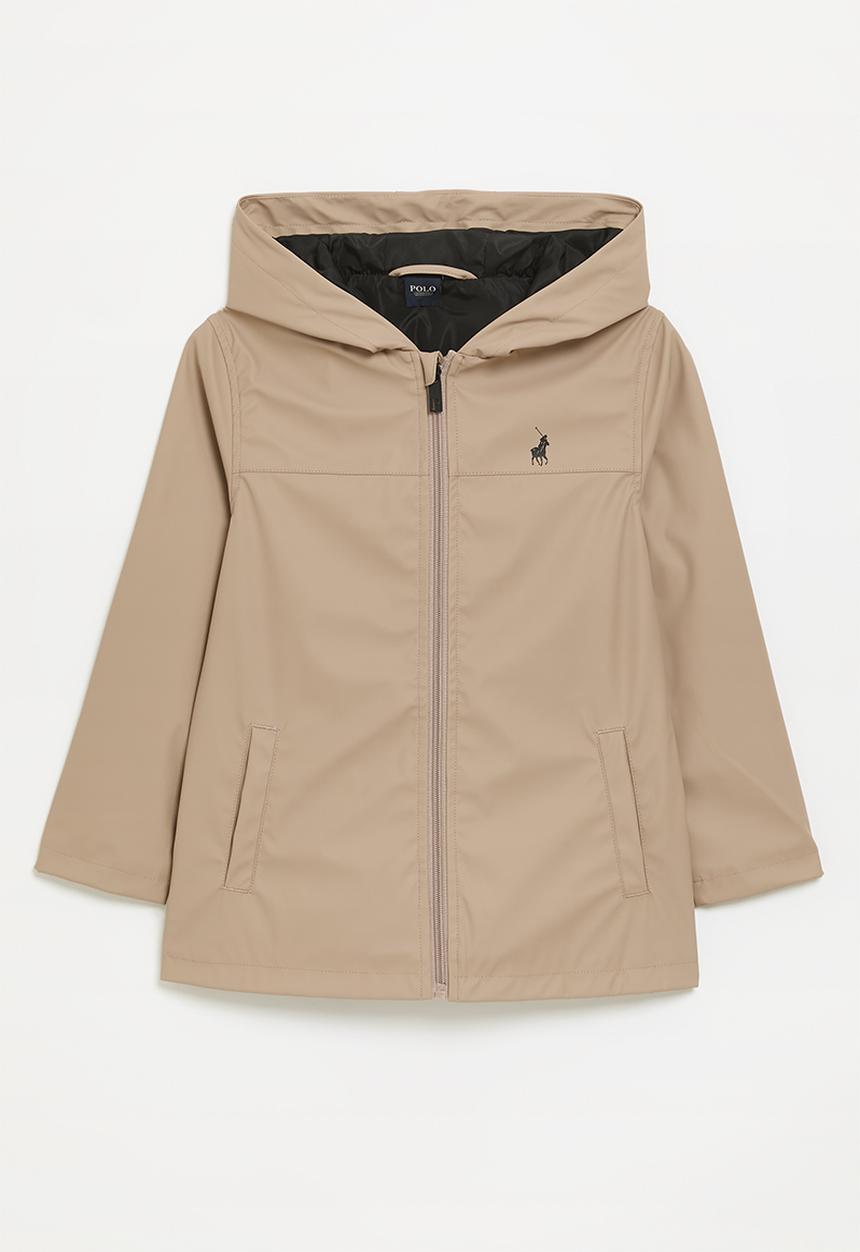 POLO - Girls amy hooded jacket - stone