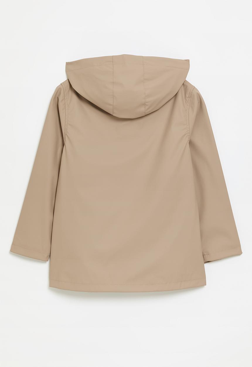 POLO - Girls amy hooded jacket - stone