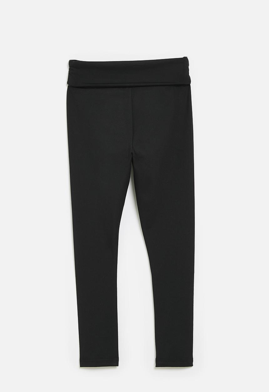 Converse - Cnvg graphic ruched legging - black