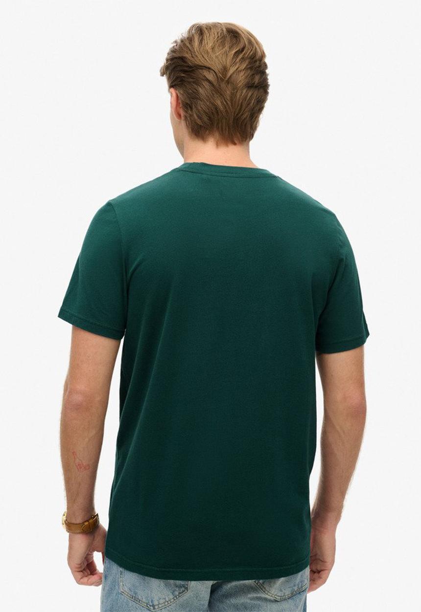 Superdry. - Duo Vintage Logo T-shirt - Dark Pine Green