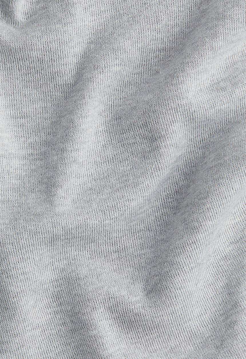 H&M - Fine-knit trousers - light grey marl