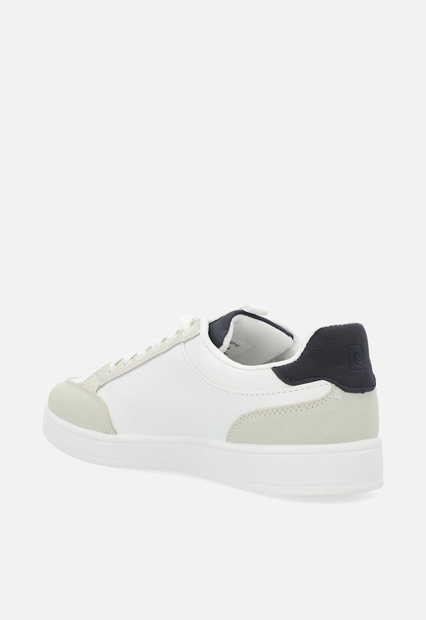 Pierre Cardin - Frankie casual lace up  - white & navy