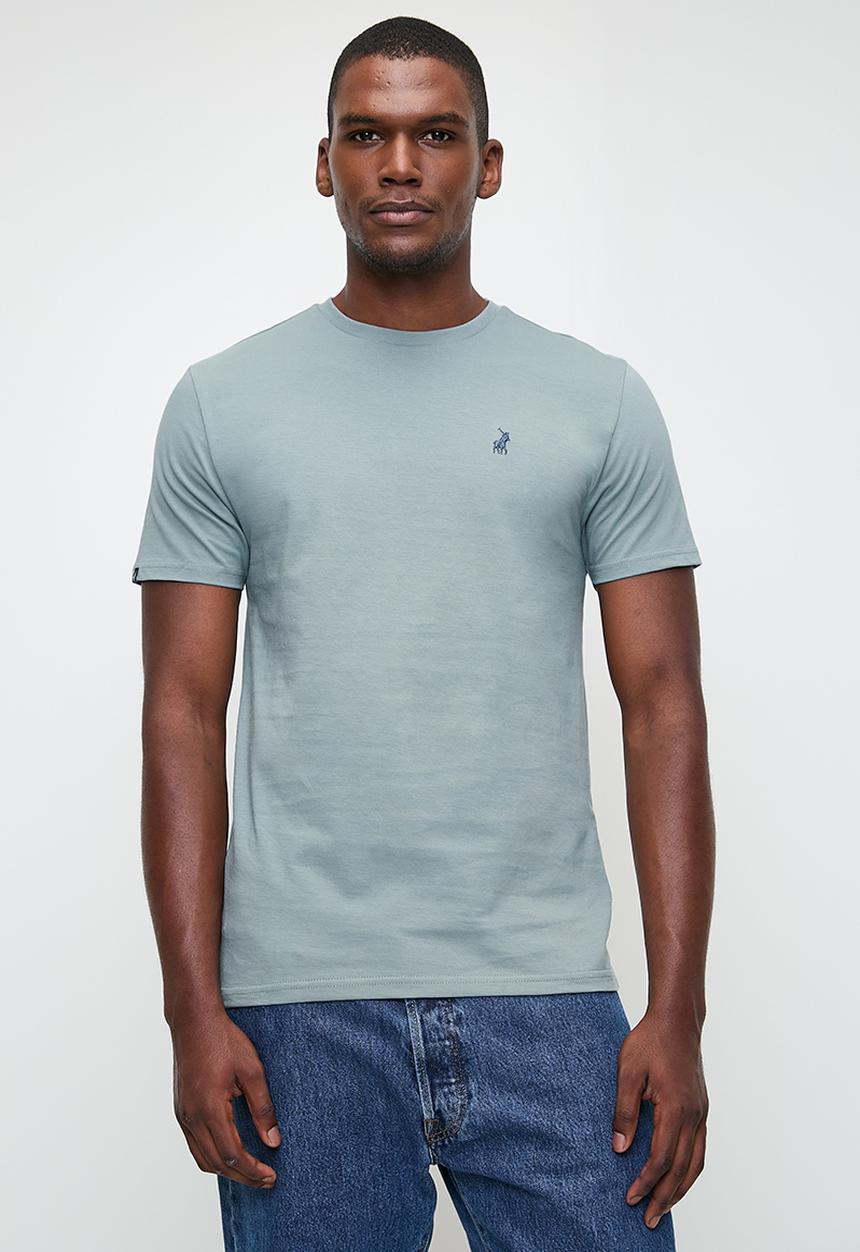 POLO - Mens Essential Crew Neck Short Sleeve Tee - Blue
