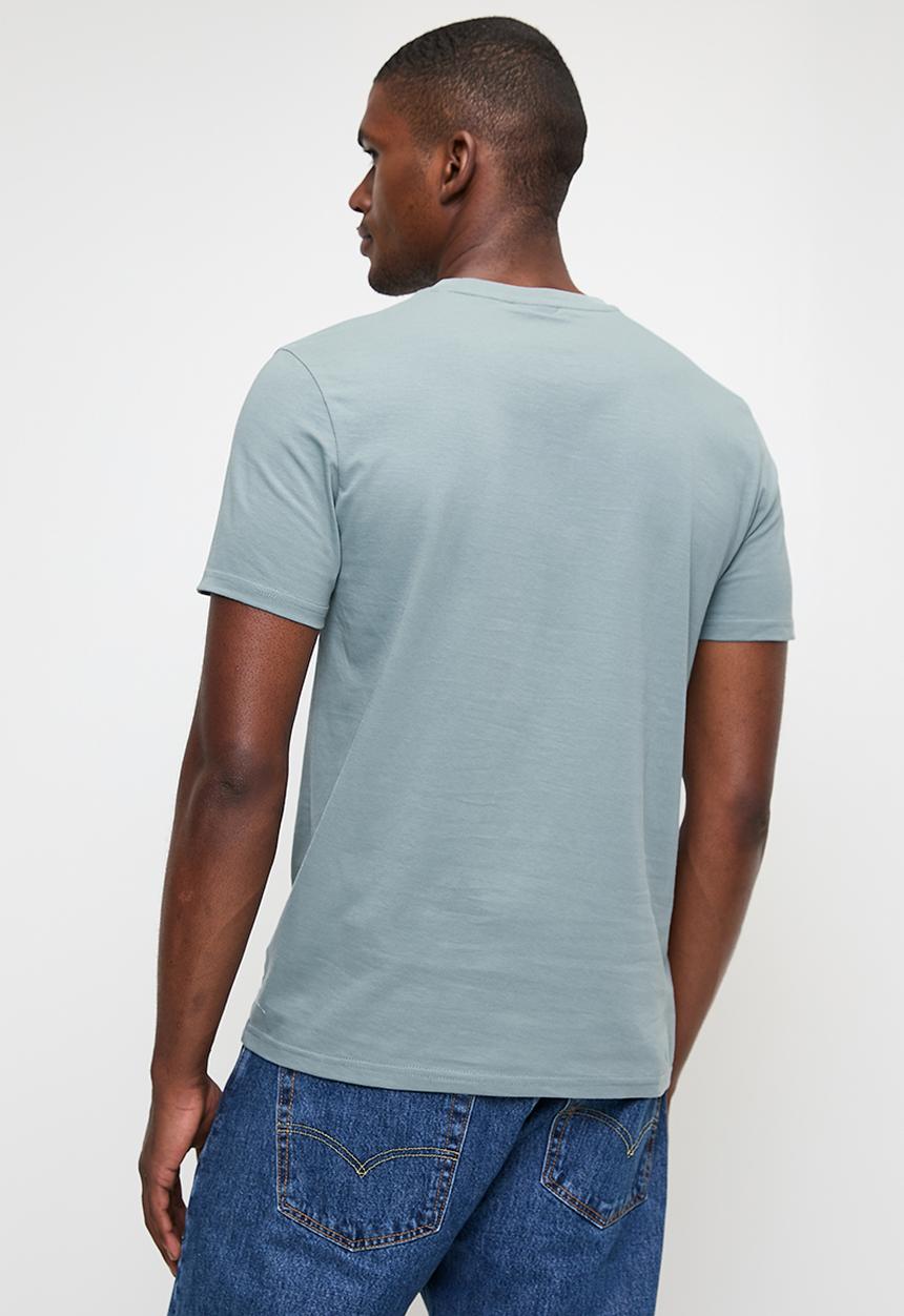 POLO - Mens Essential Crew Neck Short Sleeve Tee - Blue