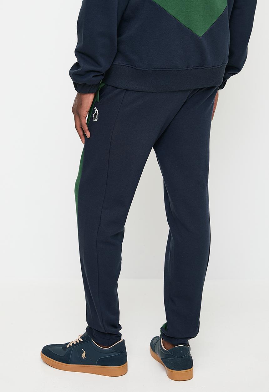 POLO - Men Sport Cuffed Jogger - Navy & Green