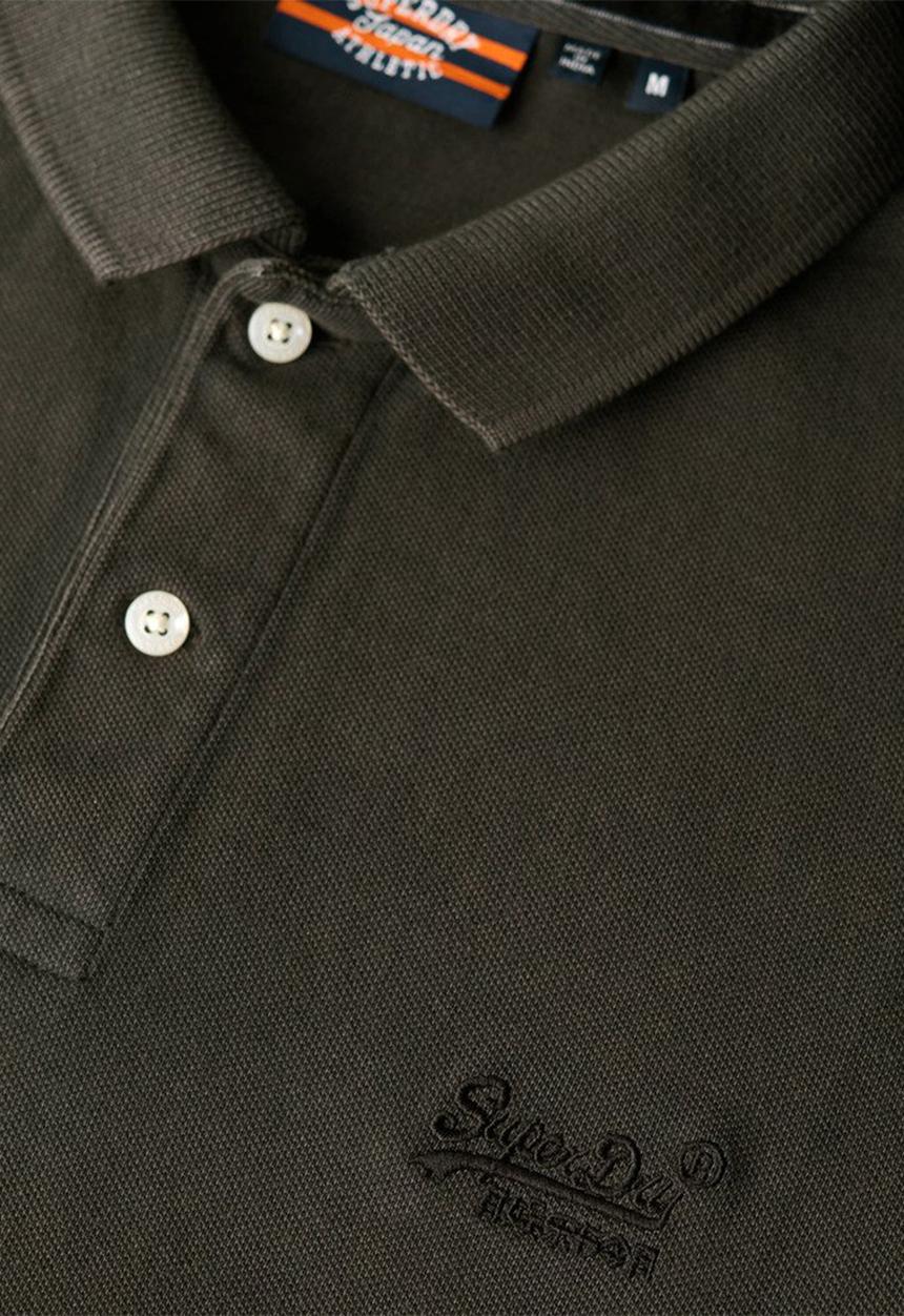 Superdry. - Vint Destroy Polo - Destroy Black