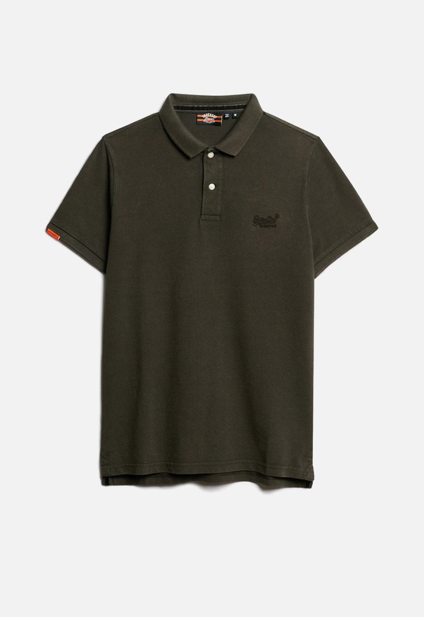 Superdry. - Vint Destroy Polo - Destroy Black