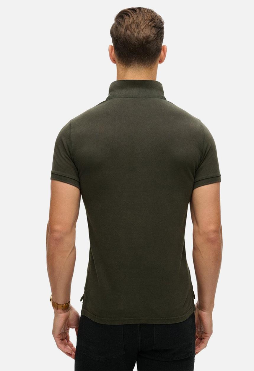 Superdry. - Vint Destroy Polo - Destroy Black